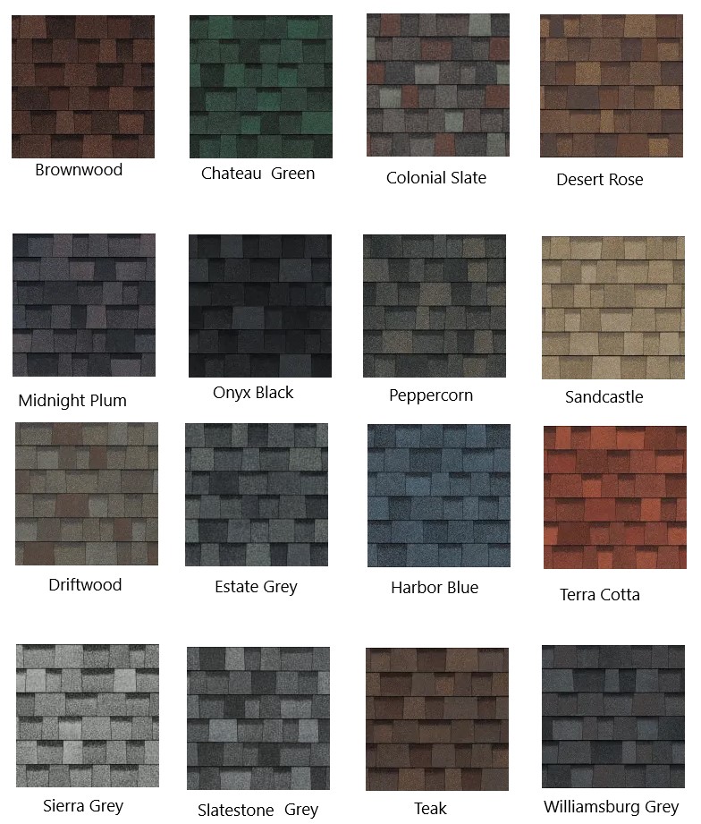 Shingle Colors