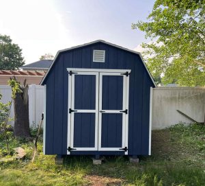 mini barn dark blue